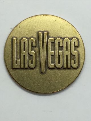 Rare Las Vegas Callaway Golf Center Gold Brass Ball Marker Coin Medallion Htf