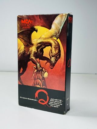 Q The Winged Serpent Horror Vhs Cult Rare Gore Classic Tape Video