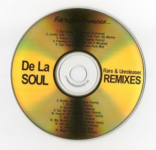 De La Soul Rare & Unreleased Remixes Cd Foknojax 15 Tracks Jenifa Magic Number