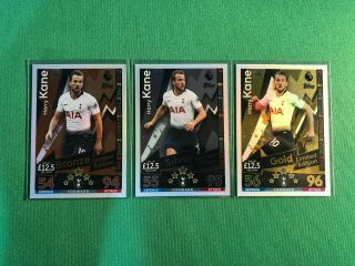 Match Attax Extra 2018/19 - Harry Kane Limited Edition Cards