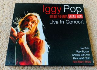 Iggy Pop – Live In Concert (promo Sound 2007) Rare Cd
