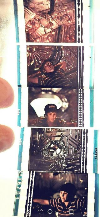 Flight Of The Navigator Walt Disney 35mm Set Of 5 Film Cells Rare Set 1