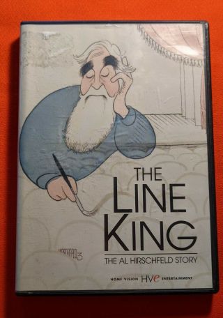 The Line King: The Al Hirschfeld Story (dvd,  2004) 1996 Artist Documentary Rare