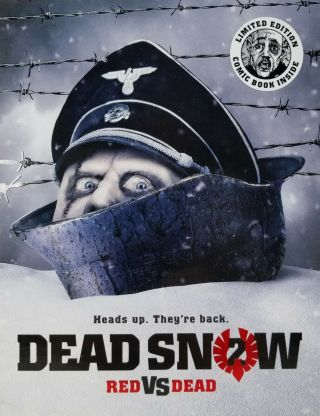Dead Snow 2: Red Vs.  Dead Rare Limited Edition Comic Book Inside (dvd,  2014)