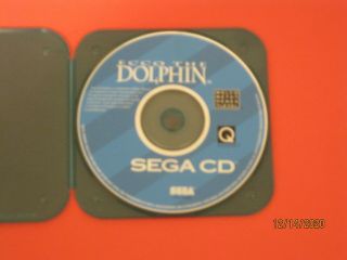 Rare Ecco The Dolphin Sega Cd Video Game Disc Only Rpg Oop