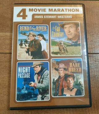 Bend Of The River / Far Country / Night Passage / Rare Breed (dvd)