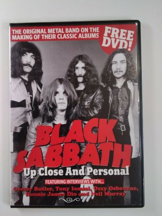 Black Sabbath Up Close And Personal Dvd Rare Vhtf Ozzy Osbourne Geezer Iommi Dio