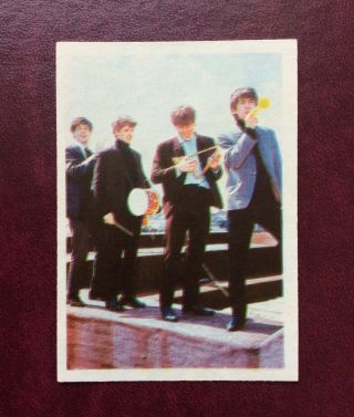 A&bc 1965 Rare Top Stars Card - 8 The Beatles