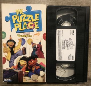 The Puzzle Place Tuned In Vhs 1995 Rare Sony Wonder Children’s Movie