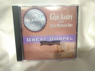 Rare Ralph Stanley And The Cinch Mountain Boys Great Gospel 2006 Cd6707