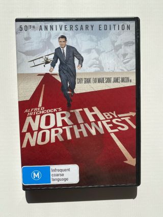 North By Northwest - 50th Anniversary Edition (2 Disc Dvd) Hitchcock Rare Oop