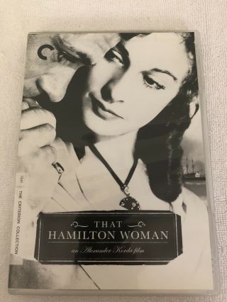 Rare That Hamilton Woman Dvd [the Criterion Collection]