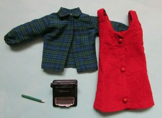 Fab Rare Vintage 1960s Palitoy Tressy Doll In The Office Part Outfit