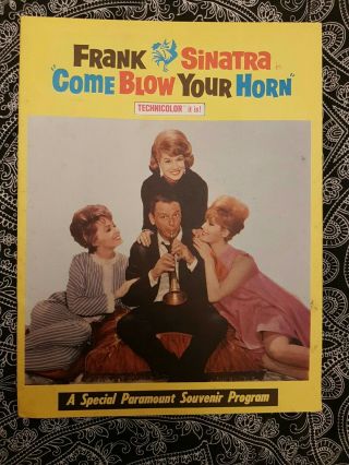 Frank Sinatra Come Blow Your Horn Movie Program 1960 
