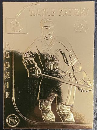 1999 Wayne Gretzky Rookie Gold Rare Rp Upper Deck Authenticated Collectables