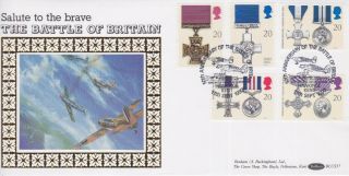 Gb Stamps Rare First Day Cover 1990 Raf Hawkinge Limited Edition Benham Cover