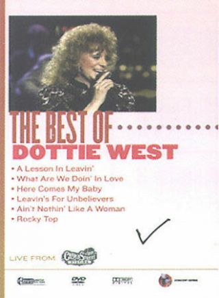 The Best Of Dottie West Live From Church Street Station Dvd Rare Oop Country