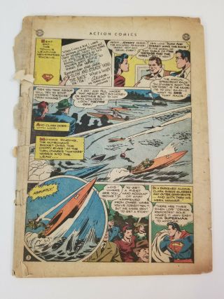 Action Comics 75,  Rare Early Superman Coverless.  Missing Pages.  Hard To Find