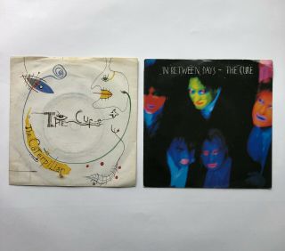 The Cure Caterpillar In Between Days 7” Single Rare Orig Uk Vinyl Record 1984 85