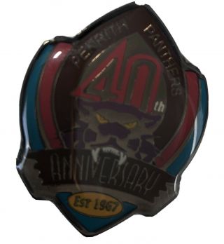 Rare Penrith Panthers 40th Anniversary Nrl Rugby League Pin Badge