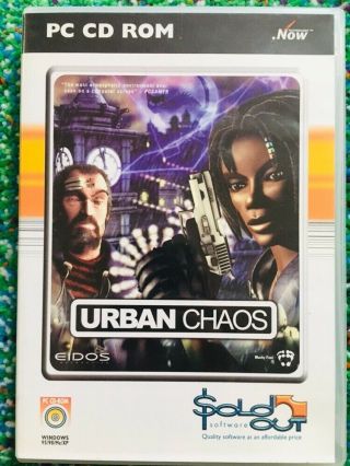 Urban Chaos (pc Cd - Rom,  Win 95/98/me/xp,  Eidos) Rare Oop Computer Video Game Ln