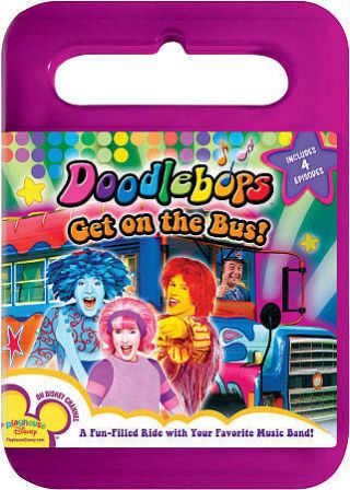 Doodlebops Dvd 2005 Playhouse Disney Rare Purple Case Canada Get On The Bus
