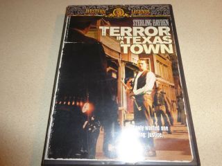 Terror In A Texas Town Dvd Sterling Hayden 1958 Rare & Oop