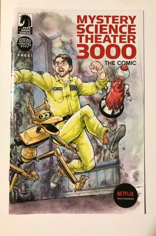 Mystery Science Theater 3000 The Comic Nycc Ashcan Dark Horse Comics Nm Rare