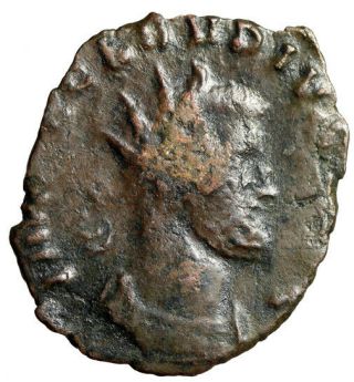 Rare Claudius Ii Gothicus Roman Coin " Full Beard Portrait / Providentia " W