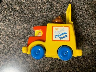 The Get Along Gang Bingo Beaver Delivery Truck Tomy Vintage 1984 Greetings Rare 2
