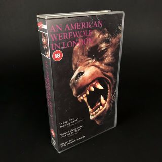 An American Werewolf In London Vhs Video Tape Horror Vhs Rare Reto