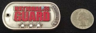 Rare 3 Star General Army Air Force National Guard Warrior Ethos Challenge Coin