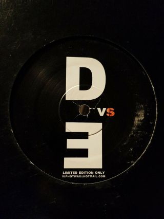 Eminem - D Vs E (dylan) - Just Dont Give A F K - D&b Mixes - Dve001 - Very Rare