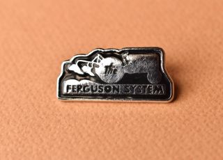 The Ferguson System Tractor Tin Pin Badge Farming Rare Agricultural Massey