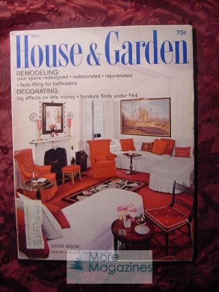 Rare House & And Garden May 1968 Architecture Decoration Design Gardening