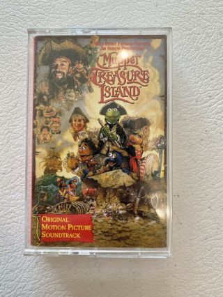 Muppet Treasure Island Soundtrack Cassette Tape With Case Rare