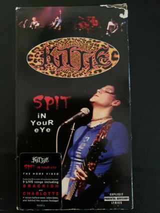 Kittie Spit In Your Eye Vhs Rare Live Concert Footage