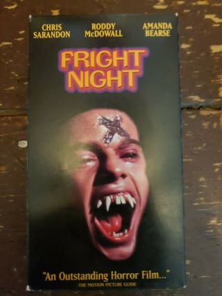 Fright Night - Vhs Oop Vampire Slasher Gore Rare