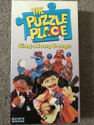 The Puzzle Place - Sing - Along Songs (vhs 1995) Rare Oop Sony Wonder Kids Video