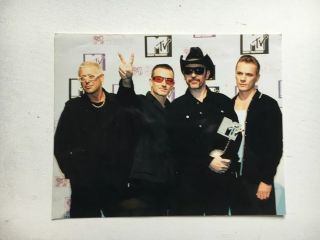 U2 Mtv Europe Music Awards 1997 Rare Photo