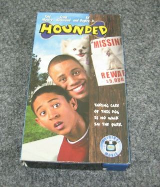 Hounded (vhs,  2002) Disney Channel Tv Movie Htf/oop Shia Labeouf Rare,  Good