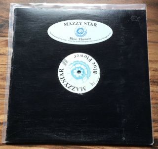 “blue Flower” Rare Rough Trade 1990 Us Promo 12” Single Mazzy Star Hope Sandoval