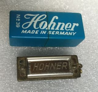 Vintage Hohner No 39 Rare Paul Jones Harmonica In Blue Box