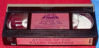 VHS Attack of the Killer Tomatoes Cult Classic Horror Comedy (1981 Rare) 3