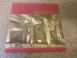 U2 The Unforgettable Fire,  Inner Ex Rare Uk Lp