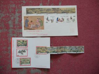 2 X China Taiwan First Day Covers Fdc And Stamps From 1972 And 1975 (rare)