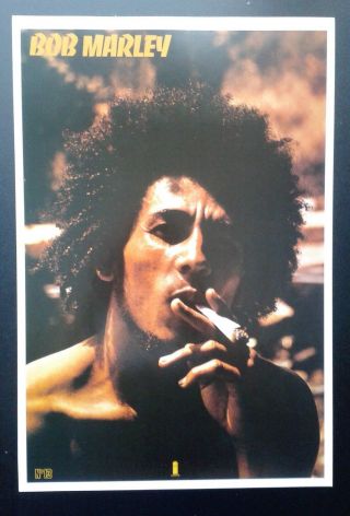 Bob Marley - 1991 Island Records Poster - Dub Reggae Ska Rasta Rare