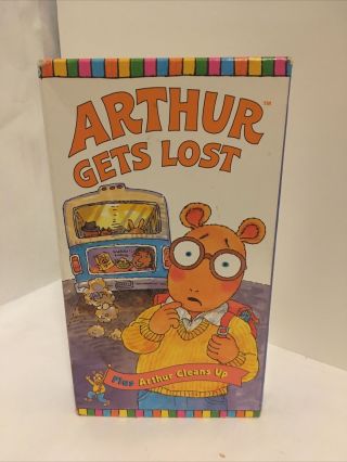 Arthur Gets Lost,  Arthur Cleans Up (prev.  Viewed Vhs) Rare Vgc