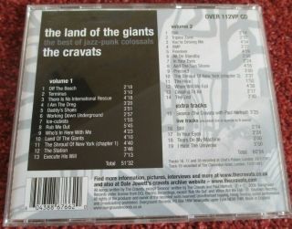 THE CRAVATS ‎– The Land Of The Giants The Best Of Jazz - Punk Colossals Rare 2 CD 2