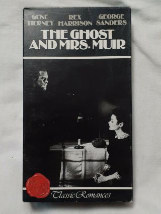 The Ghost And Mrs.  Muir (vhs 1947) Cbs/fox 1991 Release Rare (htf) Conditio